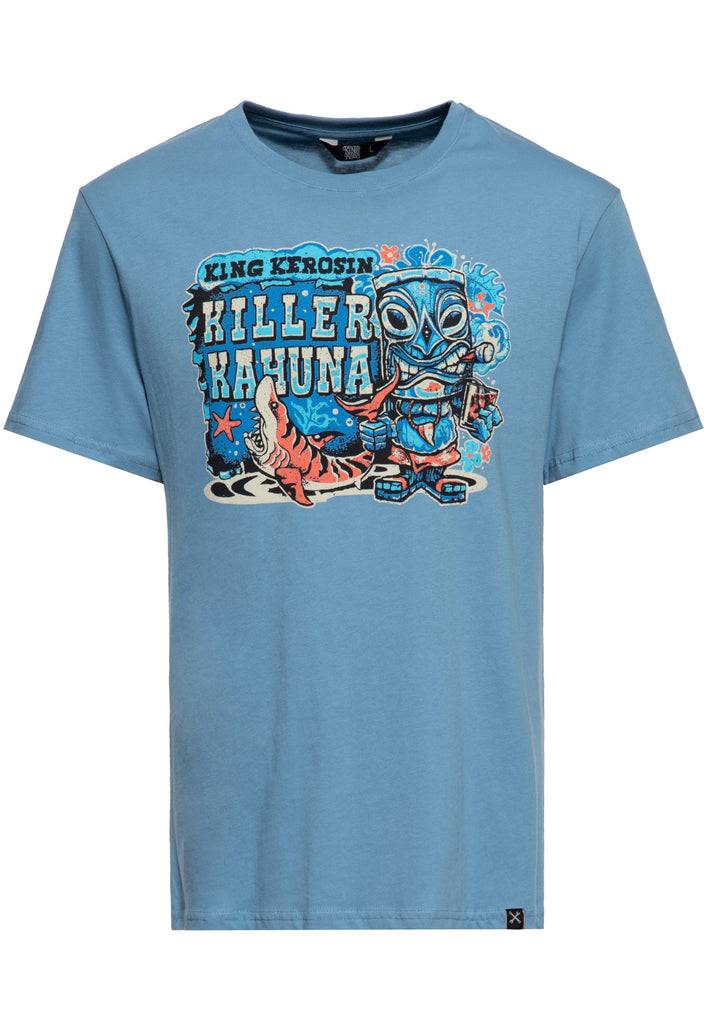 Queen Kerosin Print T-Shirt «Killer Kahuna»