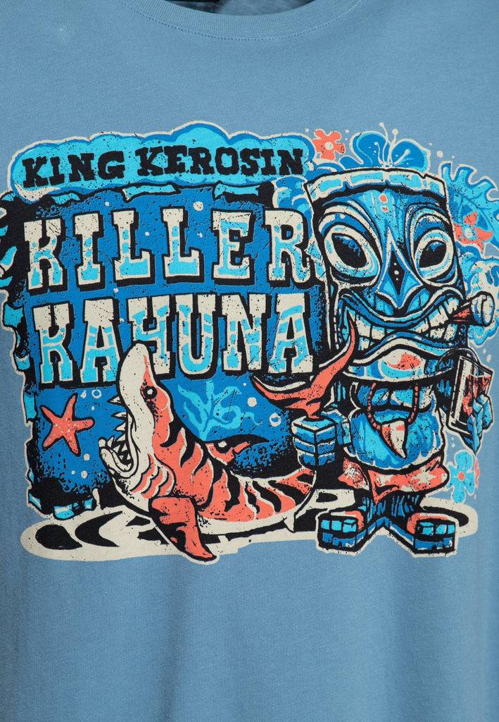 Queen Kerosin Print T-Shirt «Killer Kahuna» Hotsell