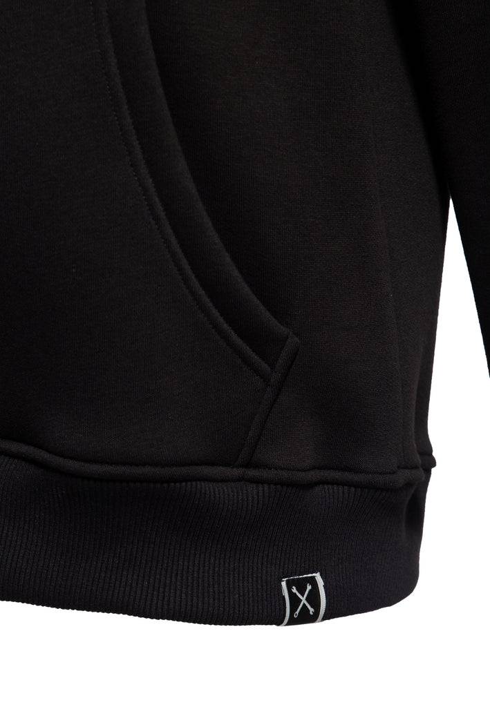 Queen Kerosin Basic Zip Hoodie «Don't Tread» Blitzverkäufe