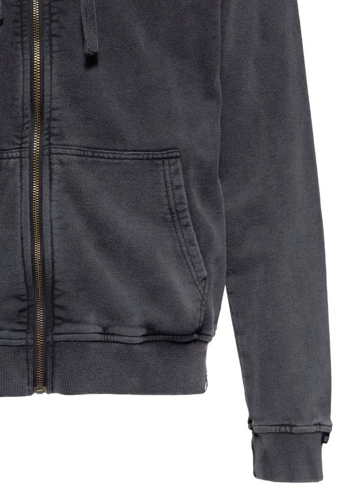 Queen Kerosin Acid washed Zip Hoodie «Psychedelic Custom Chopper» Angebote