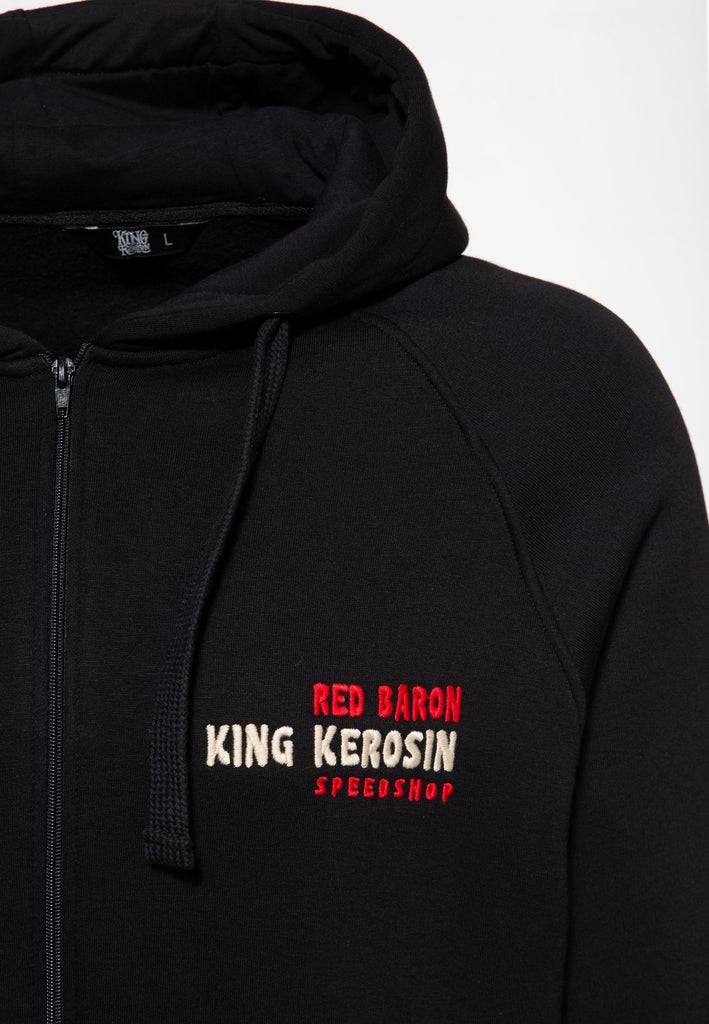 Queen Kerosin Sweatjacke «Red Baron» im Angebot
