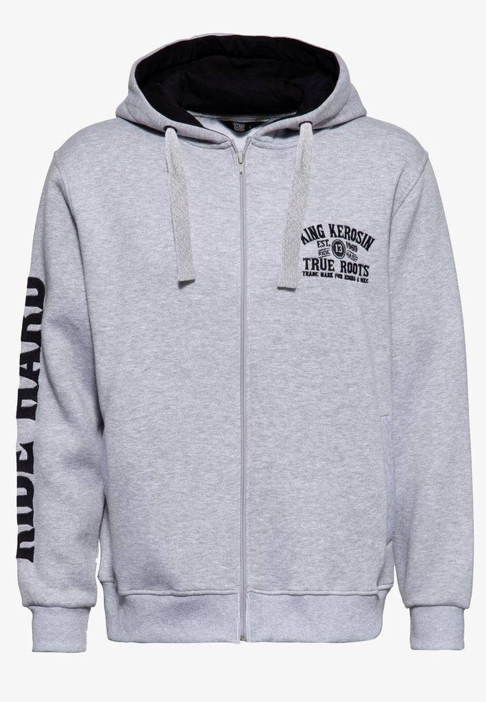 Queen Kerosin Sweatjacke «True Roots» Fabrikverkauf