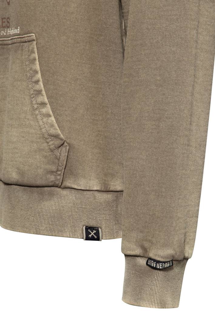 Queen Kerosin Hoodie Acidwash «Kings» Online