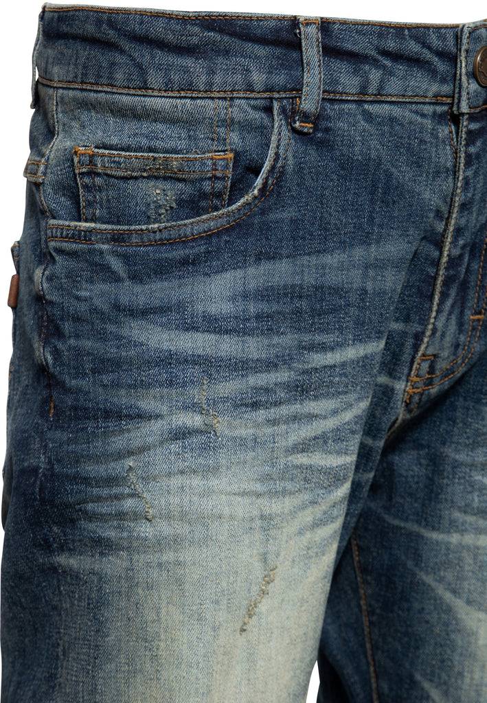 Queen Kerosin 5-Pocket Jeans «Robin Vintage Wash» Angebote