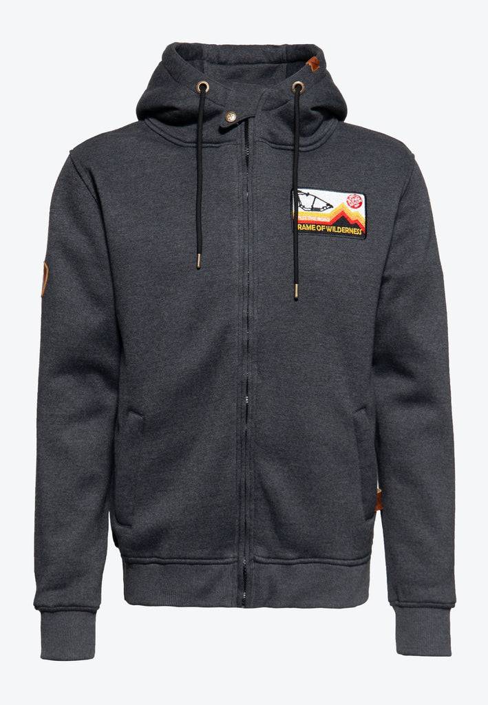 Queen Kerosin Outdoor Sweatjacke «K.K. Adventure Gear - Frame of Wilderness» Meist gekauft