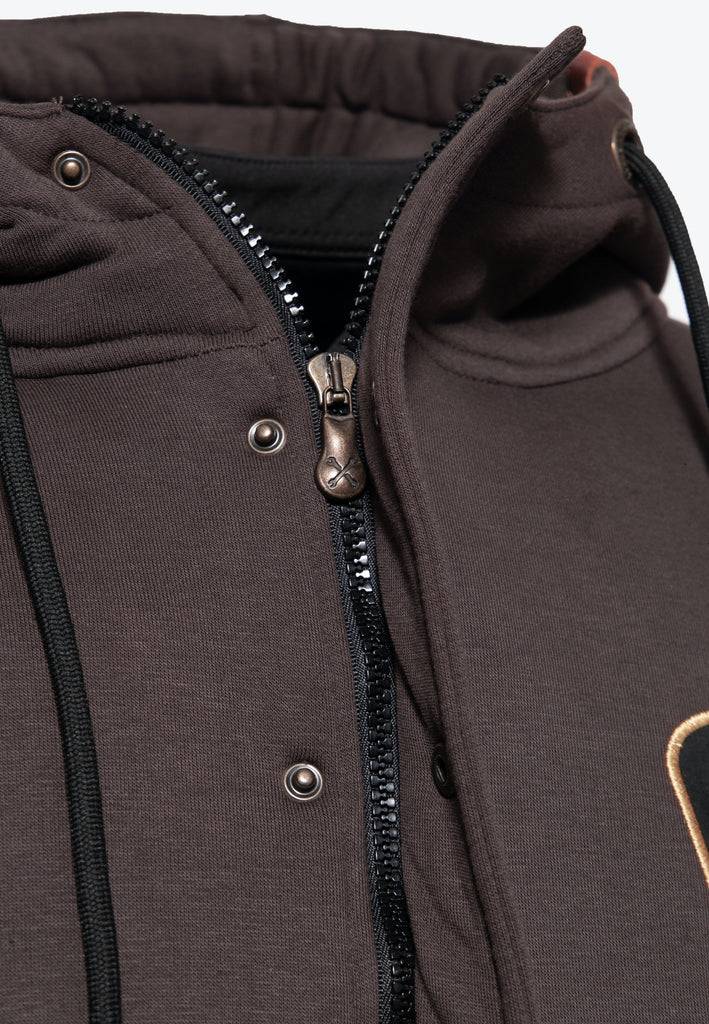 Queen Kerosin Outdoor Sweatjacke «KK Adventure Gear - Detroit Motor Service» Blitzverkäufe