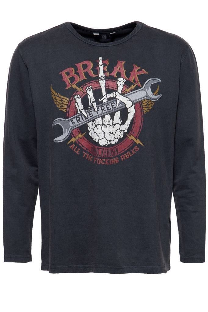 Queen Kerosin Leichter Sweater «Break»