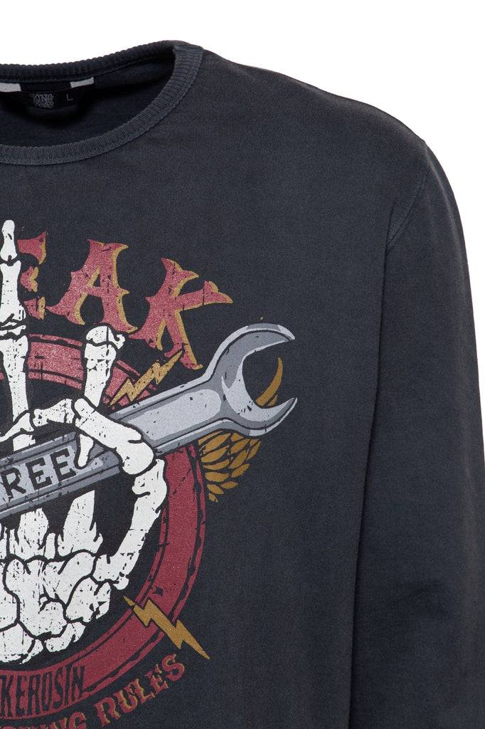 Queen Kerosin Leichter Sweater «Break» Verkauf
