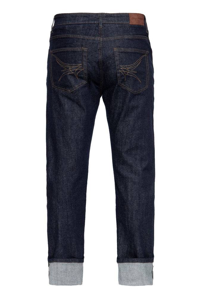 Queen Kerosin Selvedge Jeans mit Stretch «Robin Selvedge» im Angebot