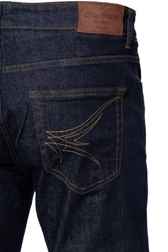 Queen Kerosin Selvedge Jeans mit Stretch «Robin Selvedge» im Angebot