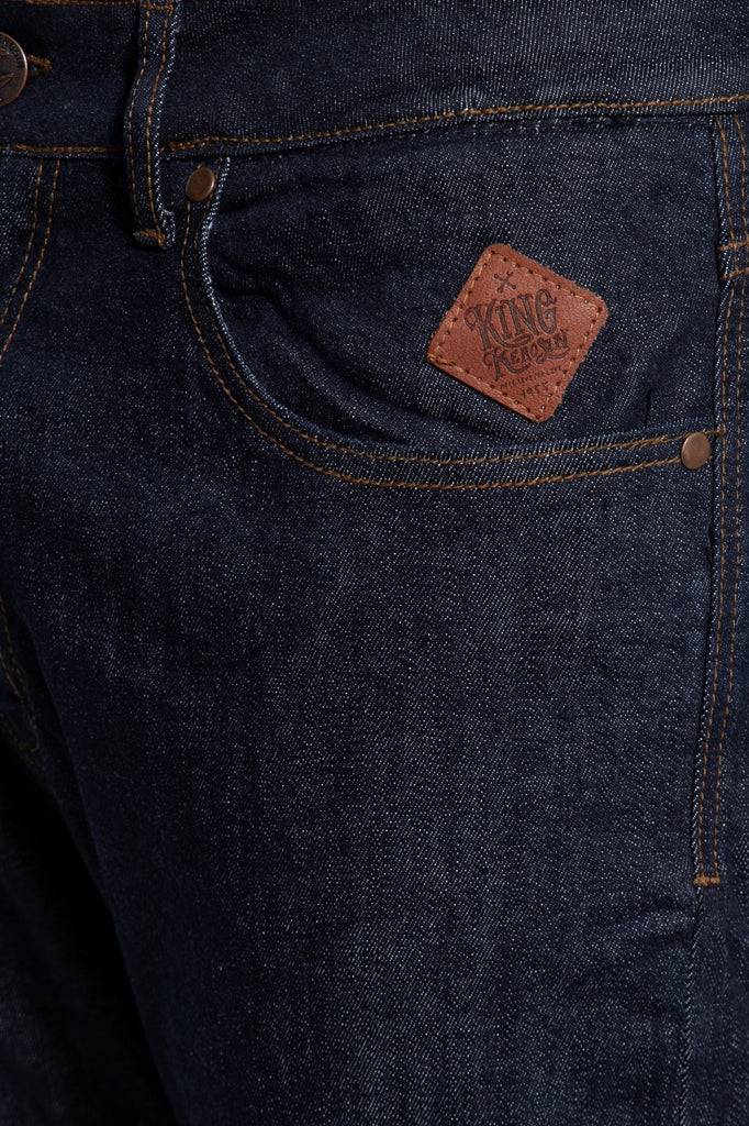 Queen Kerosin Selvedge Jeans mit Stretch «Robin Selvedge» im Angebot