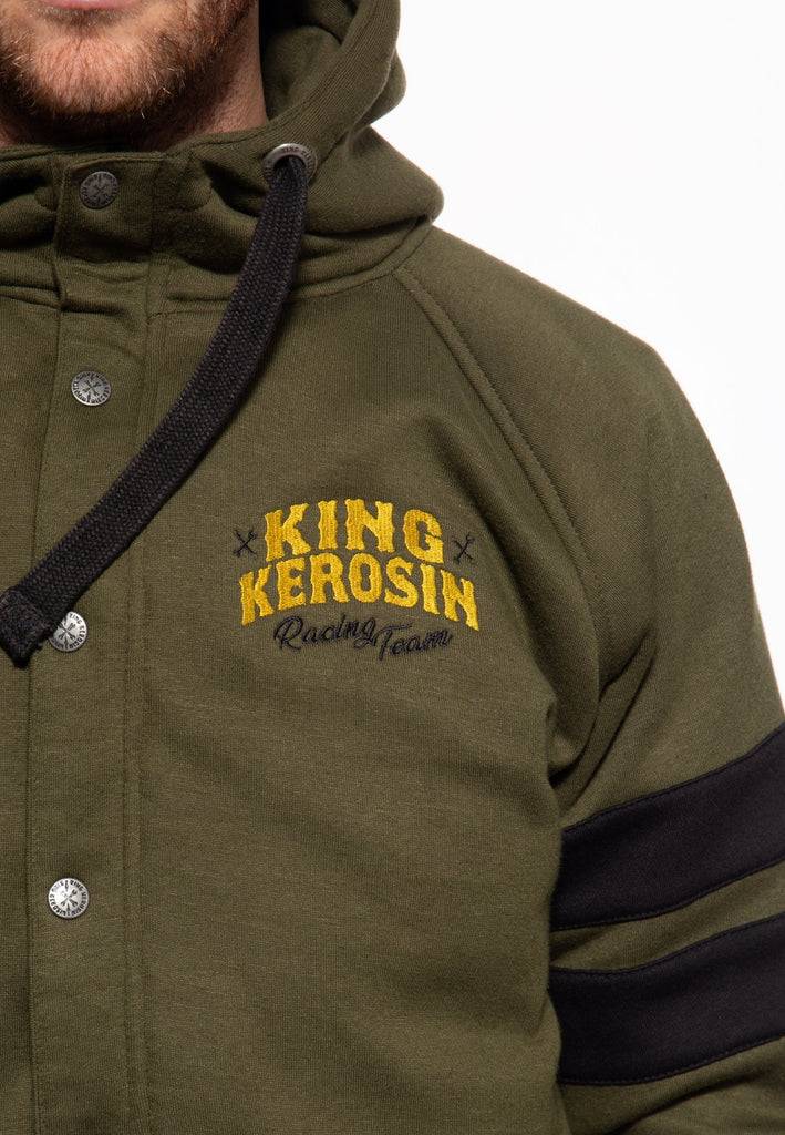 Queen Kerosin Sweatjacke mit Kapuze «Speedway Kings» Günstiger Verkauf