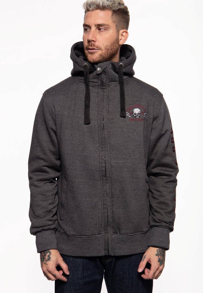 Queen Kerosin Sweatjacke mit Kapuze «Loud and Dirty» Blitzverkäufe
