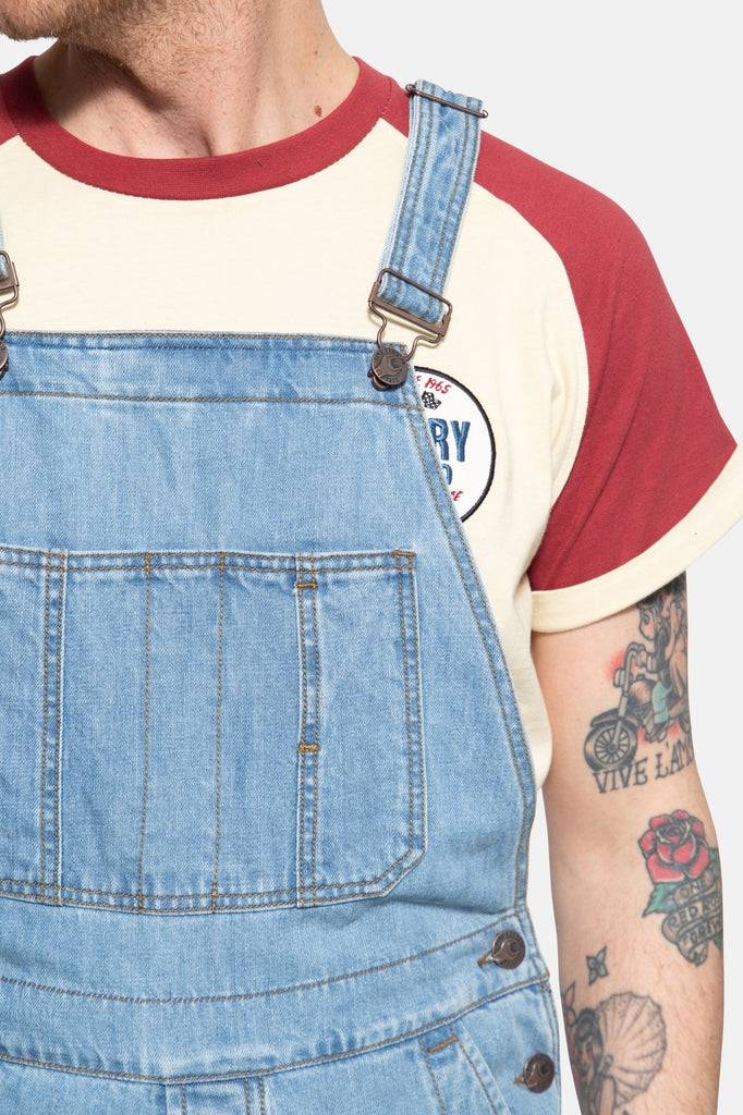 Queen Kerosin Latzhose im Workwear-Style Auslauf