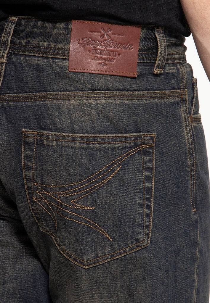 Queen Kerosin 5-Pocket Jeans Tint Wash «Scott» Angebote