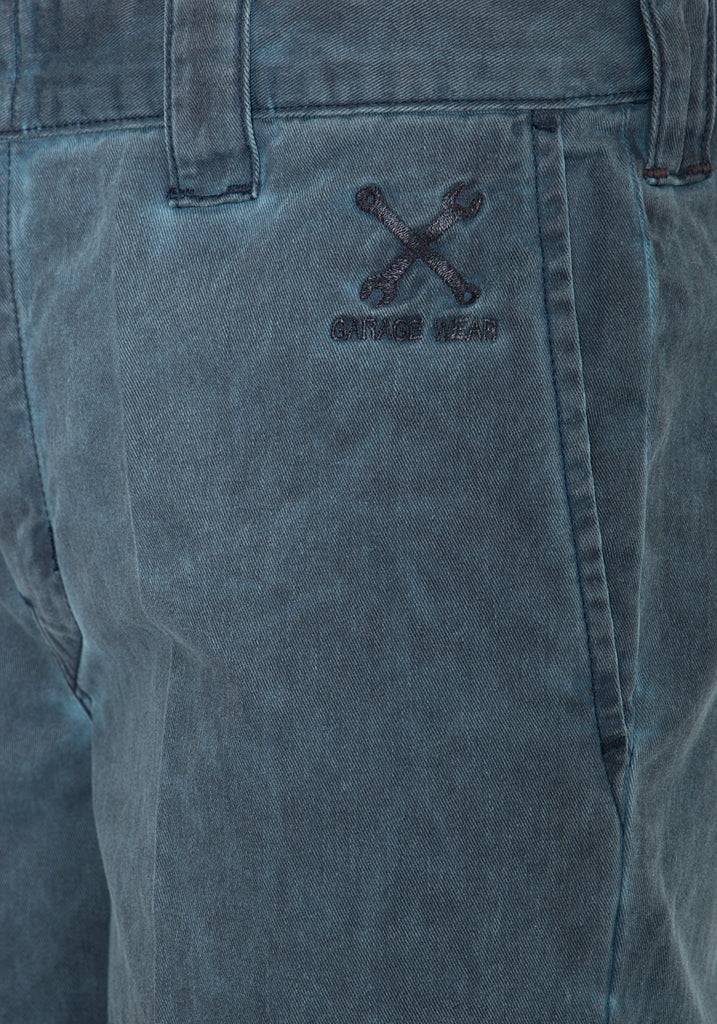 Queen Kerosin Workwear Shorts in Oil-Washed Optik «Garage Wear» Schlussverkauf
