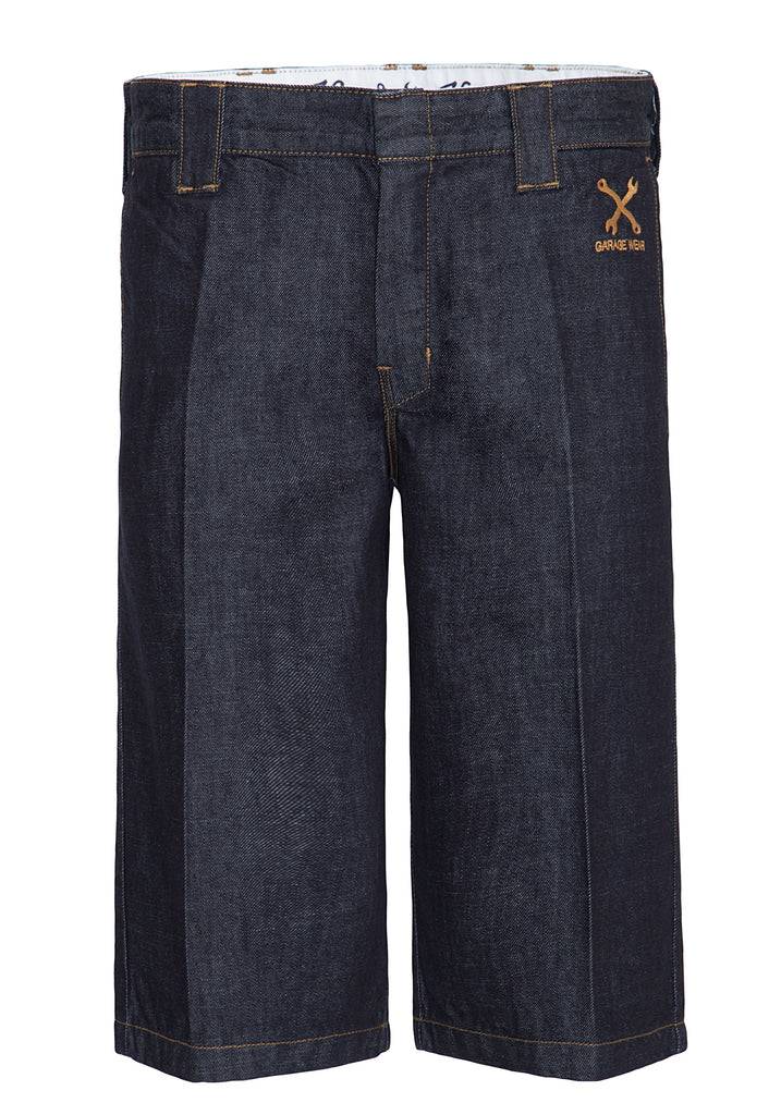 Queen Kerosin Workwear Shorts in Oil-Washed Optik «Garage Wear» Schlussverkauf