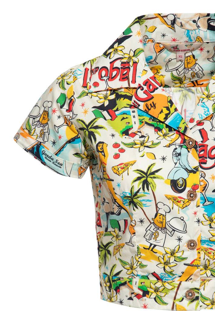 Queen Kerosin Hawaiibluse «Lago di Garda» Letzte 2 Tage