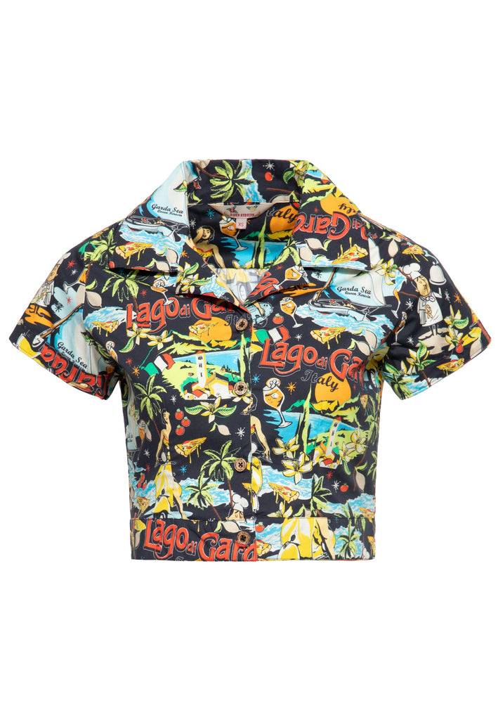 Queen Kerosin Hawaiibluse «Lago di Garda» Letzte 2 Tage