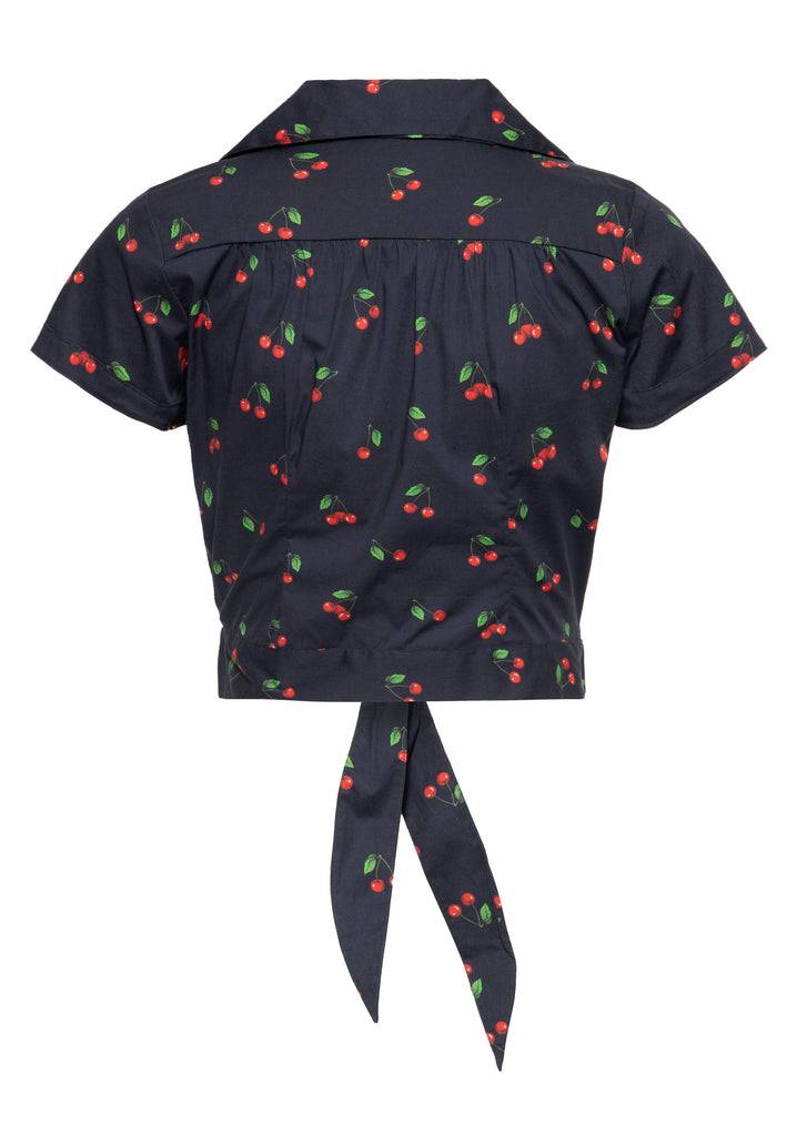 Queen Kerosin Hawaiibluse «Cherry» Hotsell