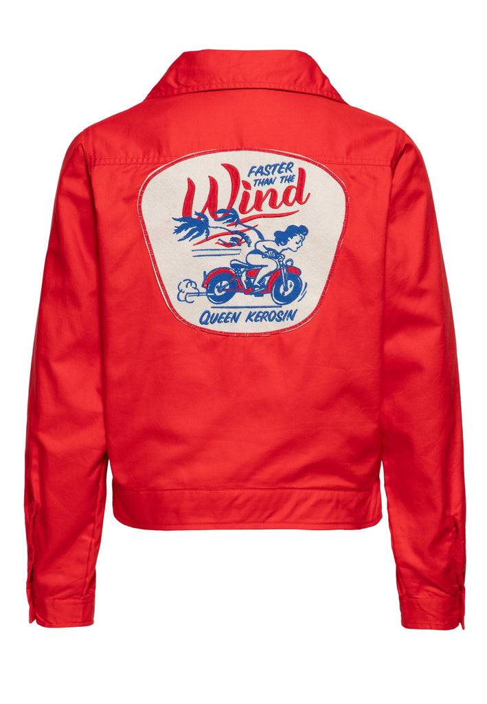 Queen Kerosin Workwear Jacke «Faster Then The Wind» Günstiger Verkauf