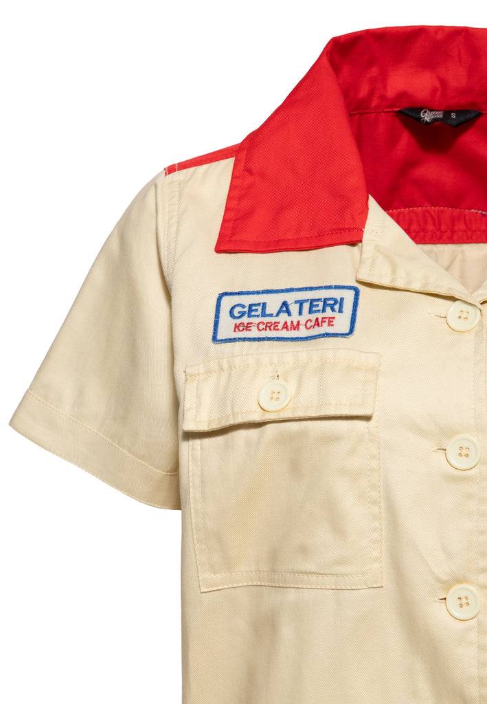 Queen Kerosin Workwear Hemdbluse «Gelateri» Meist gekauft