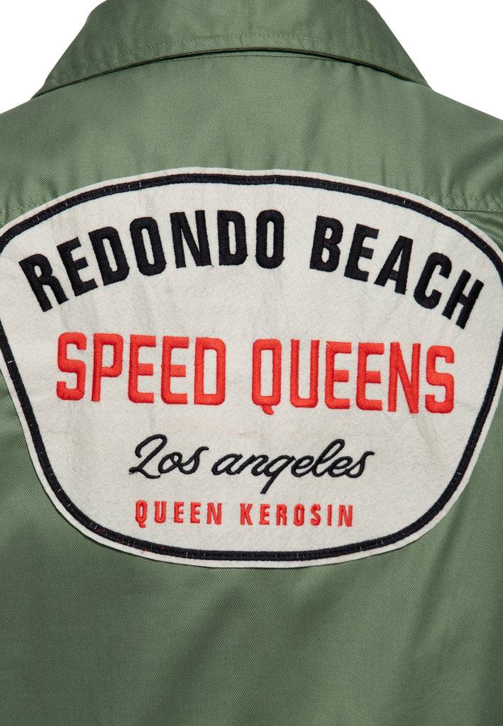 Queen Kerosin Workwear Hemdbluse «Redondo Beach Speed Queens» Blitzverkäufe