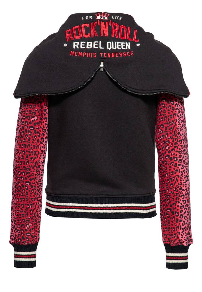 Queen Kerosin College Jacke «Rock'n'Roll Rebel Queen» im Angebot