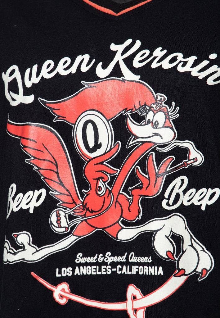 Queen Kerosin T-Shirt «Beep Beep» Blitzverkäufe