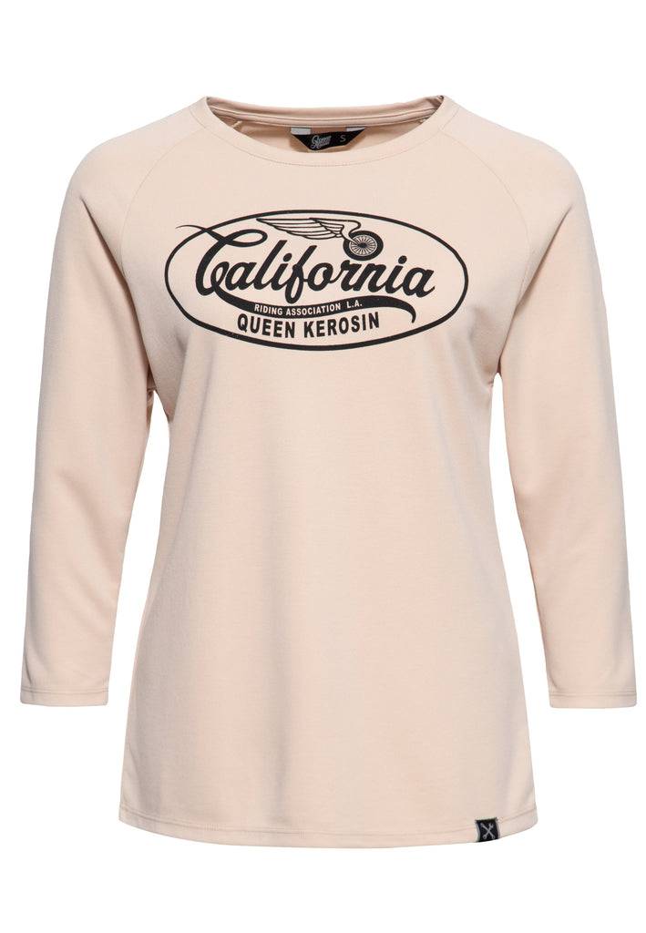 Queen Kerosin Langarmshirt «California» Auslauf