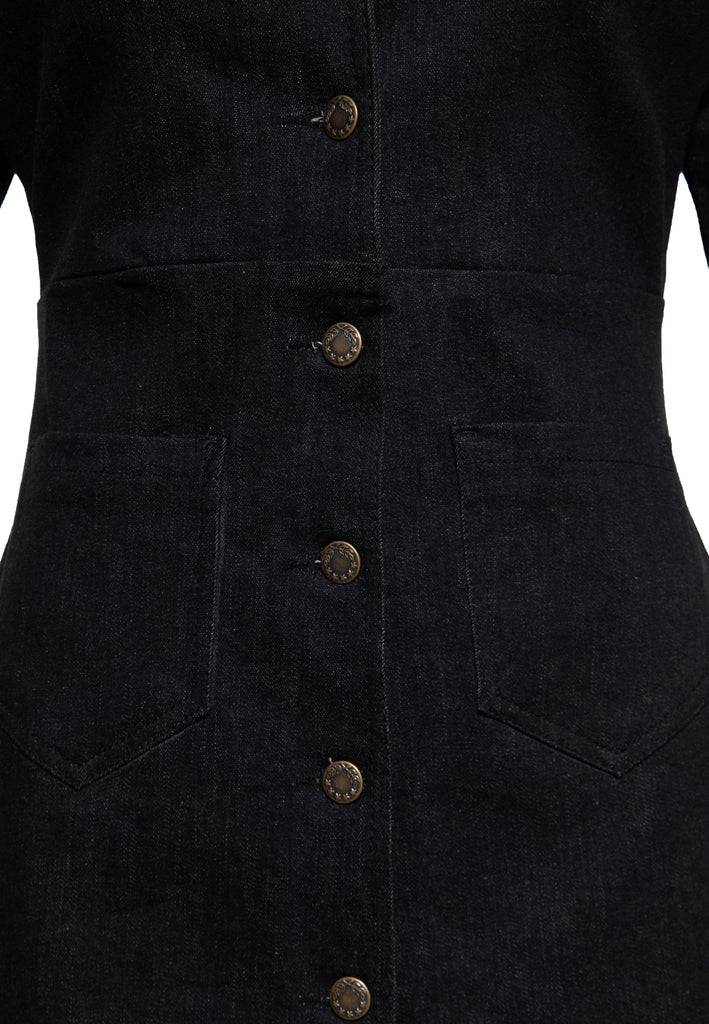 Queen Kerosin Denim Etuikleid «Rebel Queens» Hotsell