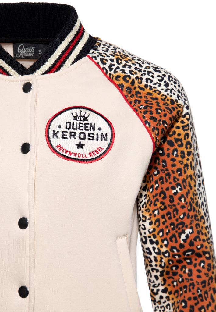 Queen Kerosin College Jacke «Rock'n'Roll Rebel Queen» Blitzverkäufe