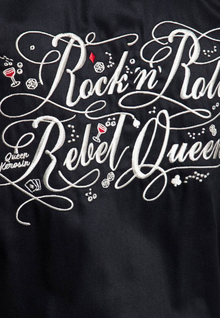Queen Kerosin Gabardine Jacke «Rock'n'Roll Rebel Queen» Online