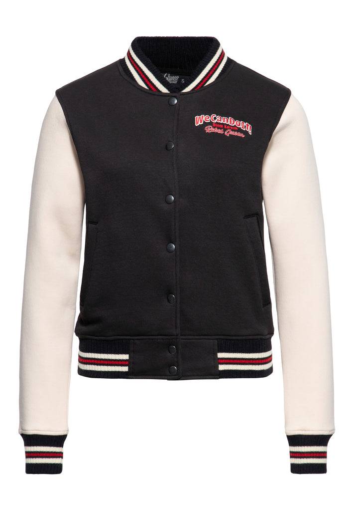 Queen Kerosin College Jacke «We Can Do It!» Auslauf