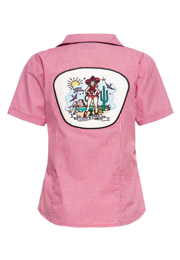 Queen Kerosin Bluse «Lone Star» Verkauf