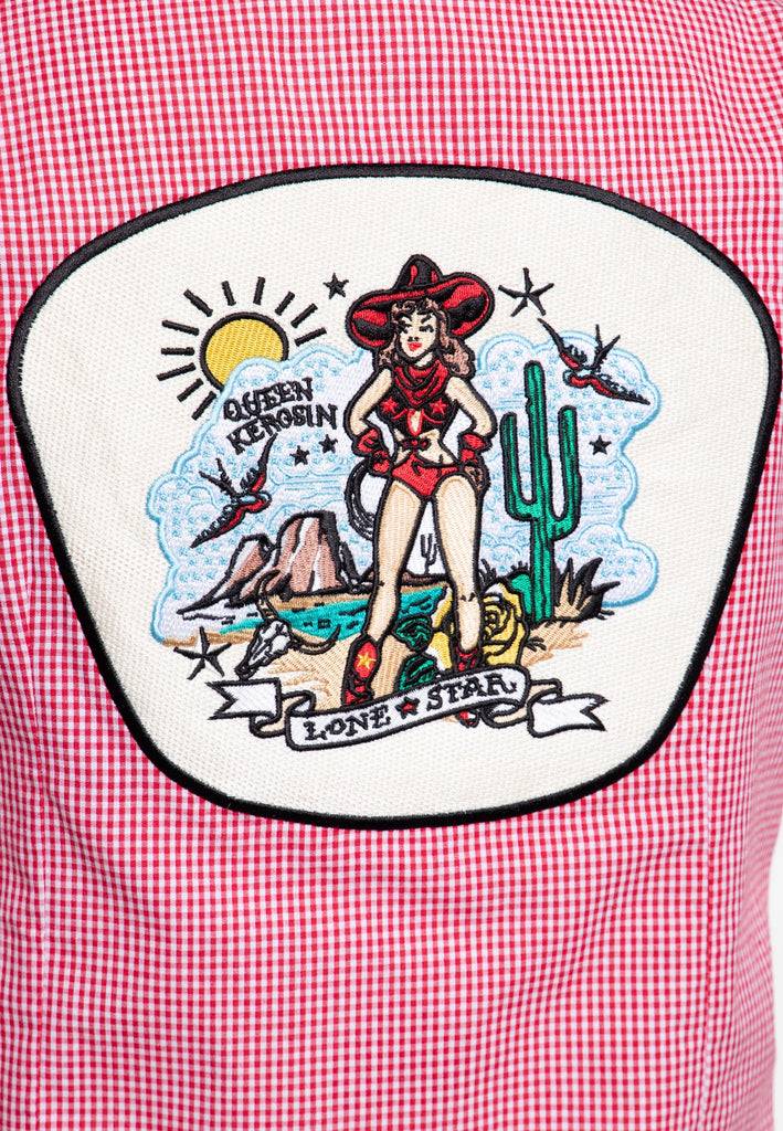 Queen Kerosin Bluse «Lone Star» Verkauf
