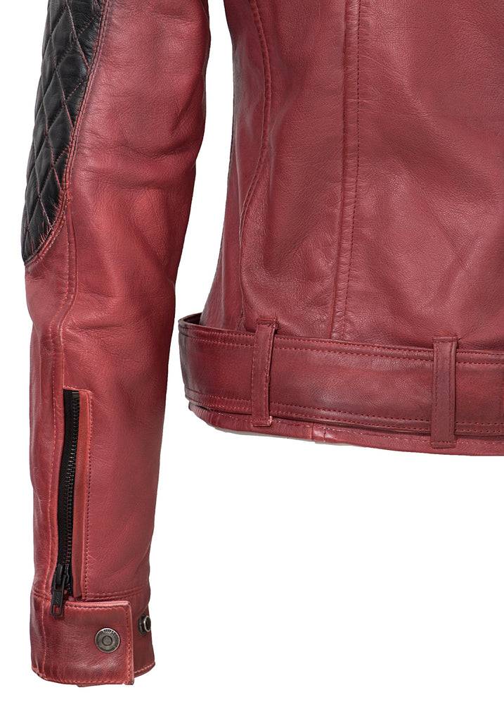Queen Kerosin Lederjacke im Racing Look Outlet