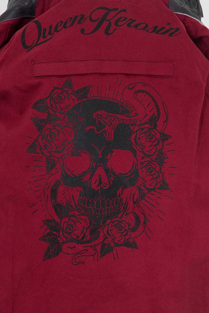 Queen Kerosin Lederjacke im Racing Look Outlet