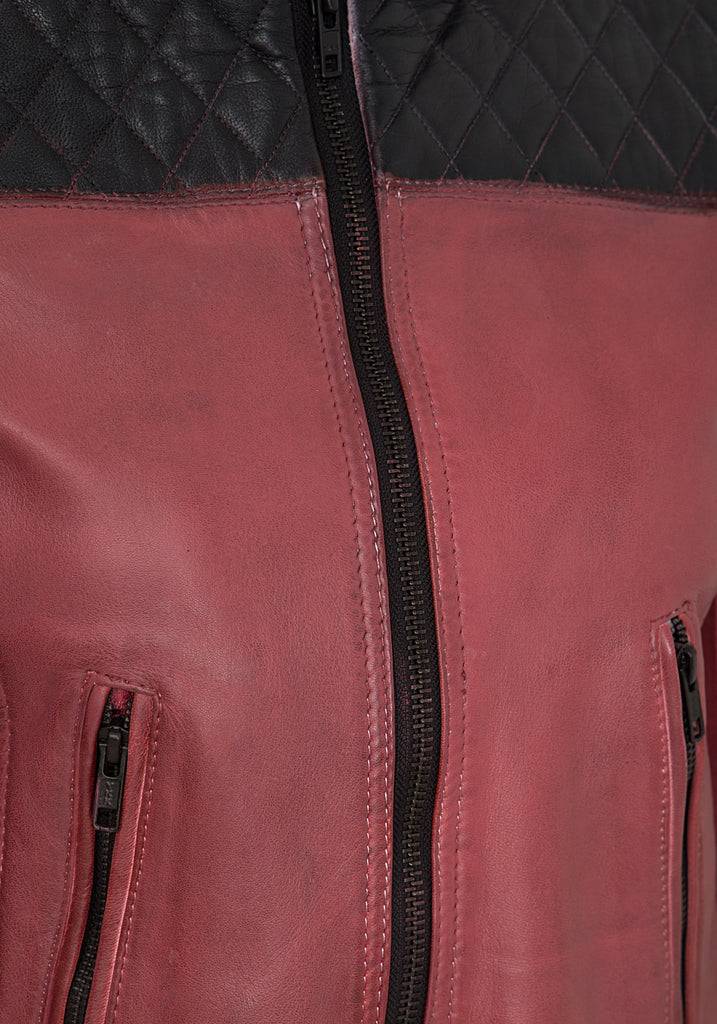 Queen Kerosin Lederjacke im Racing Look Outlet