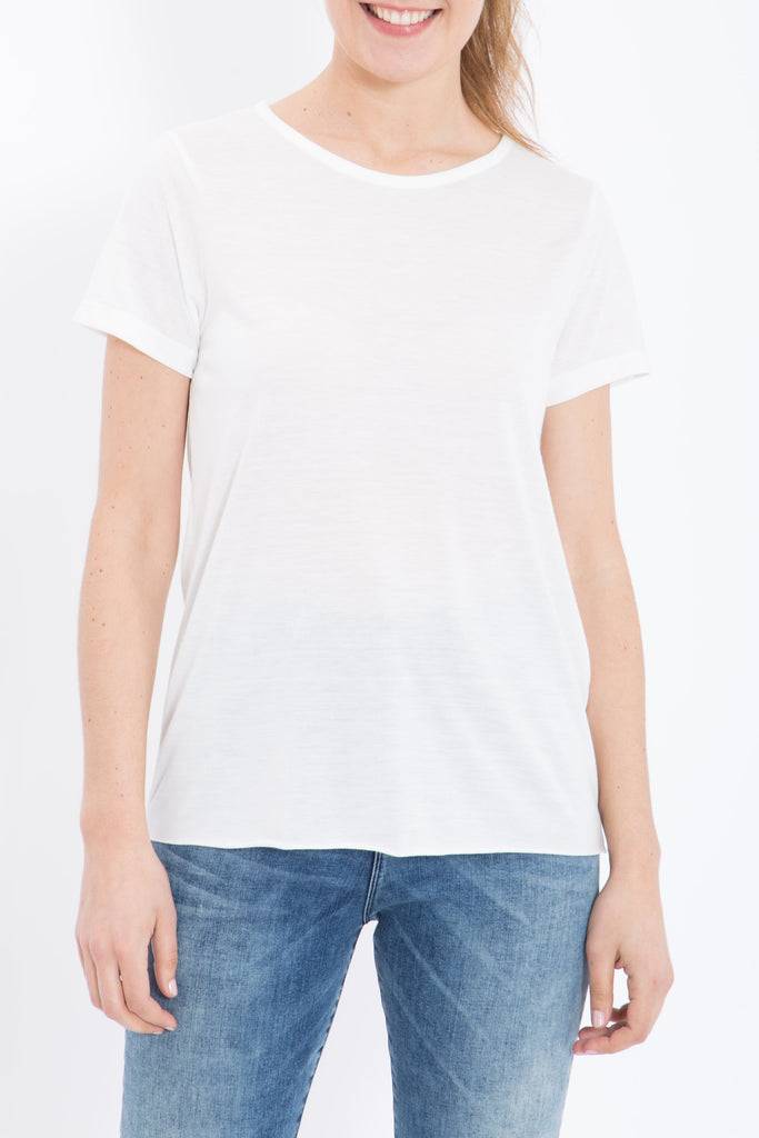 Queen Kerosin Basic T-Shirt aus Viskose-Mix