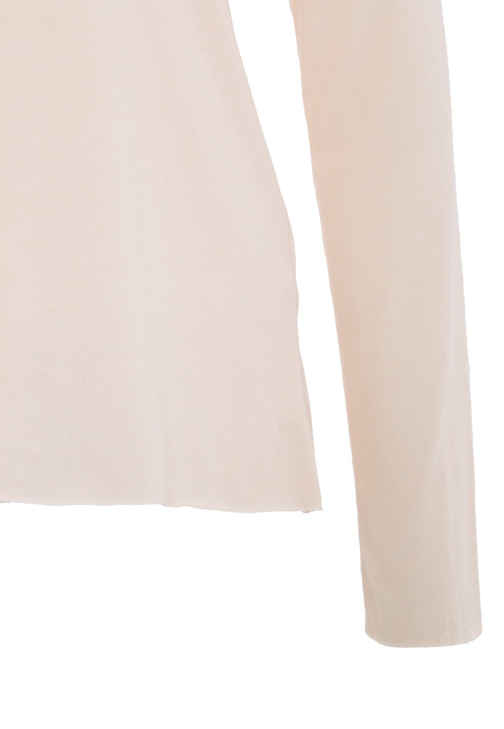 Queen Kerosin Basic Longsleeve mit offenen Abschlüssen und Logo Stickerei im Angebot