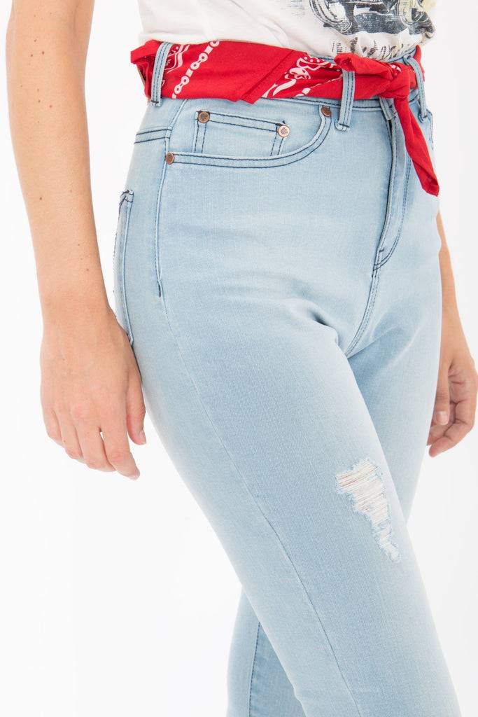 Queen Kerosin High Waist Jeans Betty Fit «Betty Fit» Fabrikverkauf
