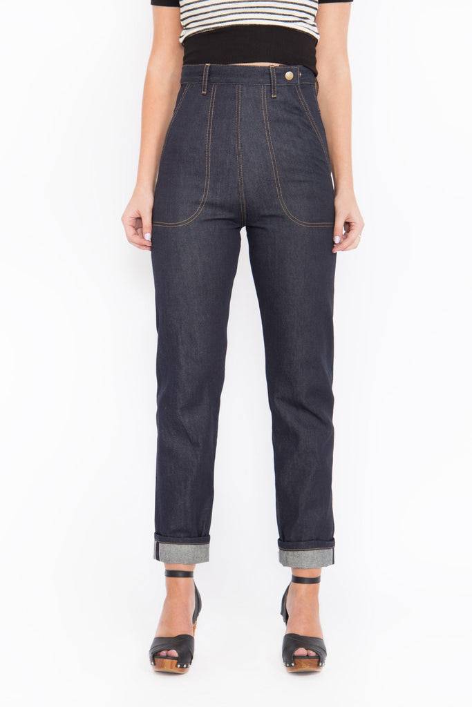Queen Kerosin Authentic Selvedge Jeans «Red Selvedge»