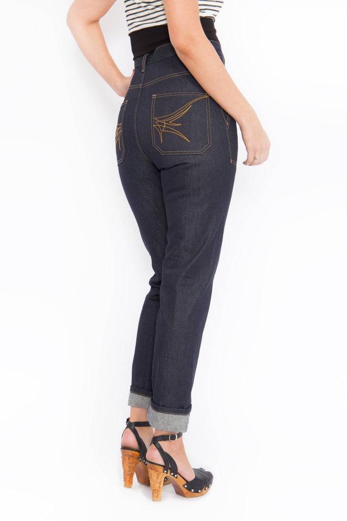 Queen Kerosin Authentic Selvedge Jeans «Red Selvedge» Meist gekauft