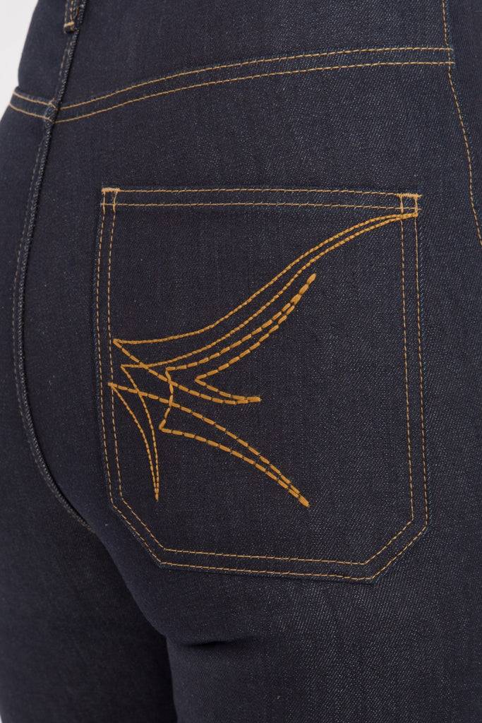 Queen Kerosin Authentic Selvedge Jeans «Red Selvedge» Meist gekauft