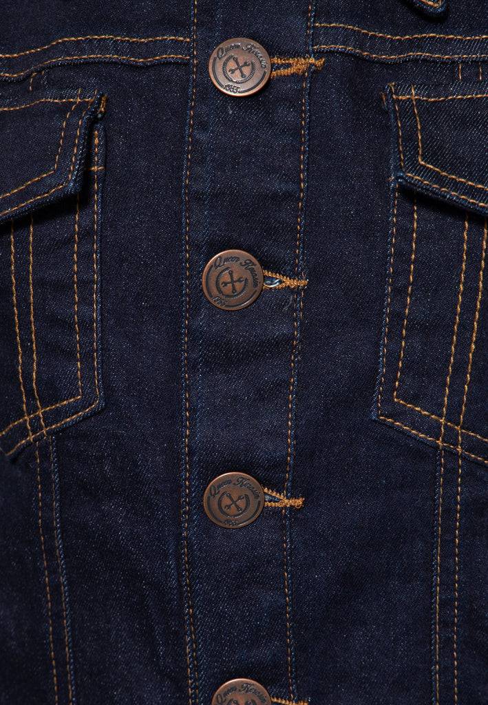 Queen Kerosin Jeans Weste «Speedway» Online