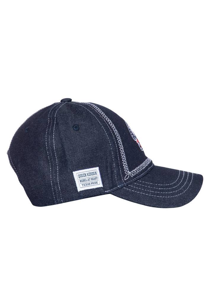 Queen Kerosin Baseball Cap «Rebel At Heart Texas Pride» Valentinstagsangebot