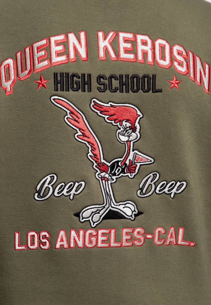 Queen Kerosin College Jacke «Beep Beep» Verkauf