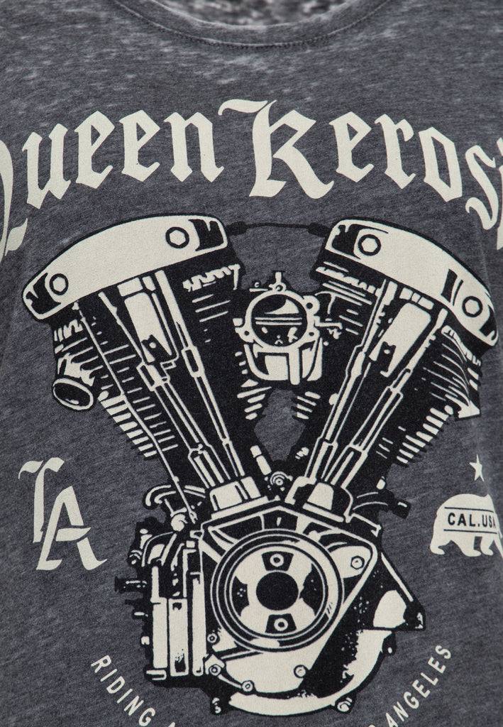 Queen Kerosin T-Shirt «Riding Association» im Angebot