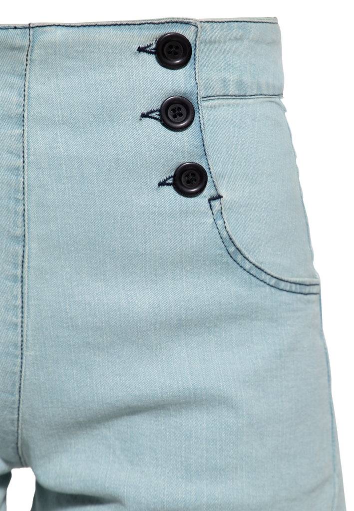 Queen Kerosin Highwaist Shorts «Marlyn» Exklusive Angebote